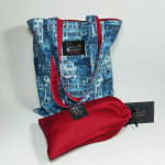 Υφασμάτινη τσάντα -Tote Bag 100% Cotton OEKO TEX 100- Amsterdam houses-Διαστάσεις cm: 33χ38