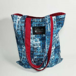 Υφασμάτινη τσάντα -Tote Bag 100% Cotton OEKO TEX 100- Amsterdam houses-Διαστάσεις cm: 33χ38