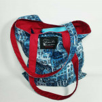 Υφασμάτινη τσάντα -Tote Bag 100% Cotton OEKO TEX 100- Amsterdam houses-Διαστάσεις cm: 33χ38
