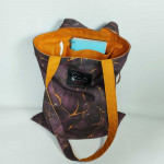 Υφασμάτινη τσάντα Tote Bag 100% Cotton OEKO TEX 100-"Χρυσοροές"-Διαστάσεις cm: 33χ38