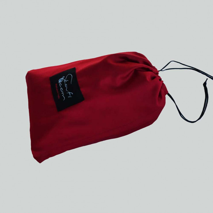 Υφασμάτινη τσάντα -Tote Bag 100% Cotton OEKO TEX 100- Μπλε-Κόκκινη-Διαστάσεις cm: 33χ38